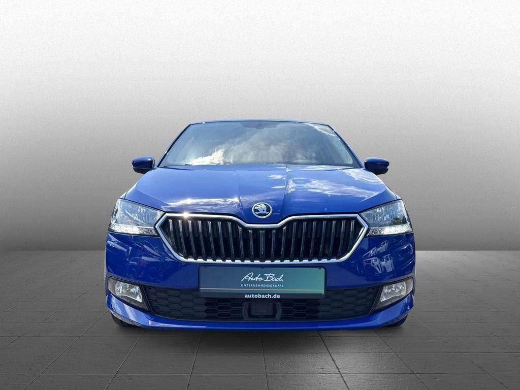 Skoda Fabia 2021 г. Синий, пробег 38057 км