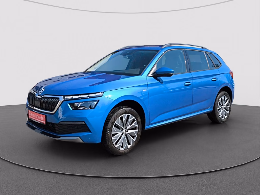 Skoda Kamiq 2023 г. Синий, пробег 45500 км