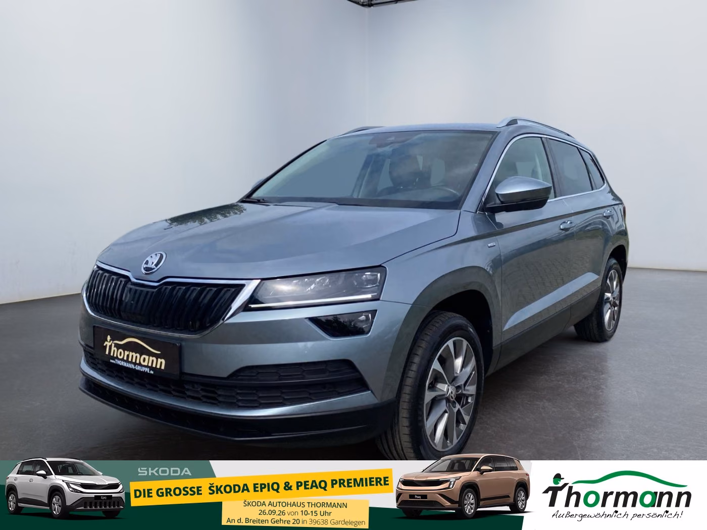 Skoda Karoq 2022 г. Серый, пробег 48373 км
