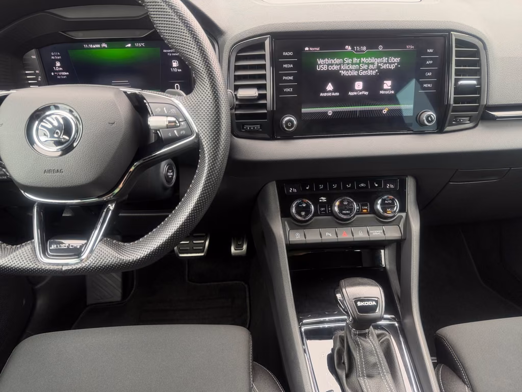 Skoda Karoq 2022 г. Белый, пробег 56532 км