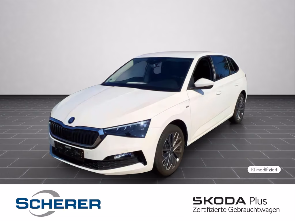 Skoda Scala 2023 г. Белый, пробег 59199 км