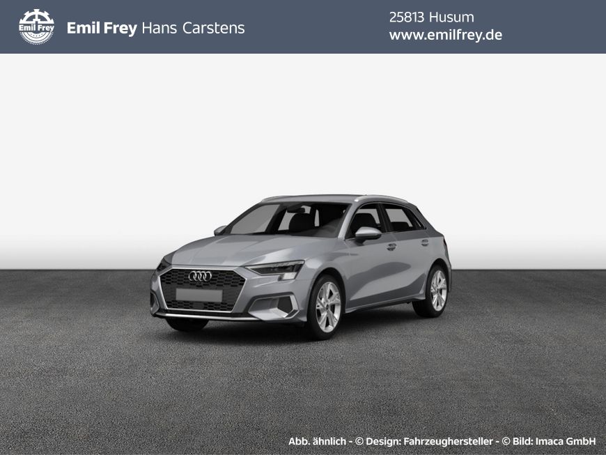 Audi A3 2022 г. Серебристый, пробег 51380 км