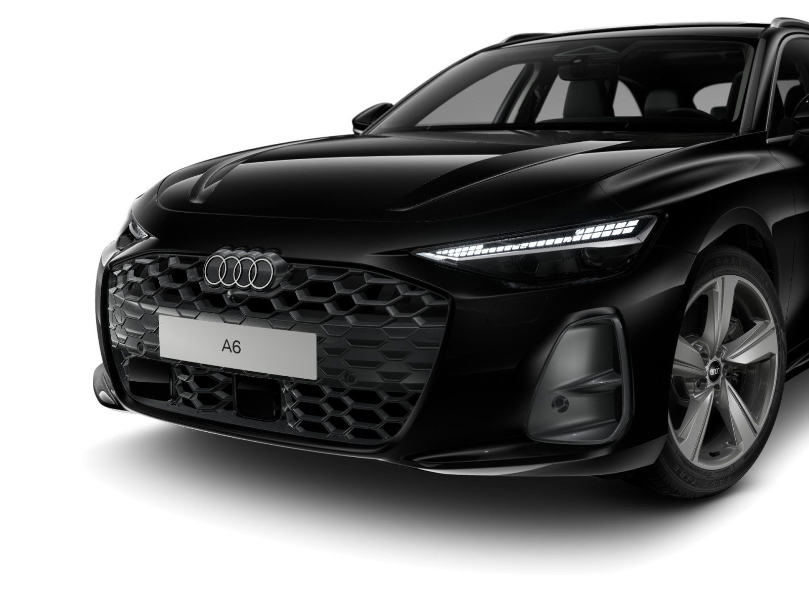 Audi A6 2025 г. Чёрный, пробег 28292 км