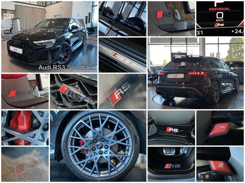 Audi RS3 2026 г. Чёрный, пробег 60 км