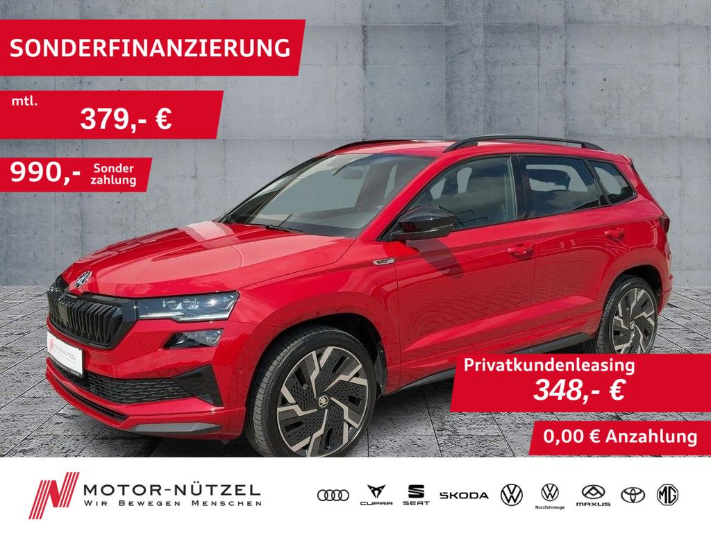 Skoda Karoq 2023 г. Красный, пробег 39108 км