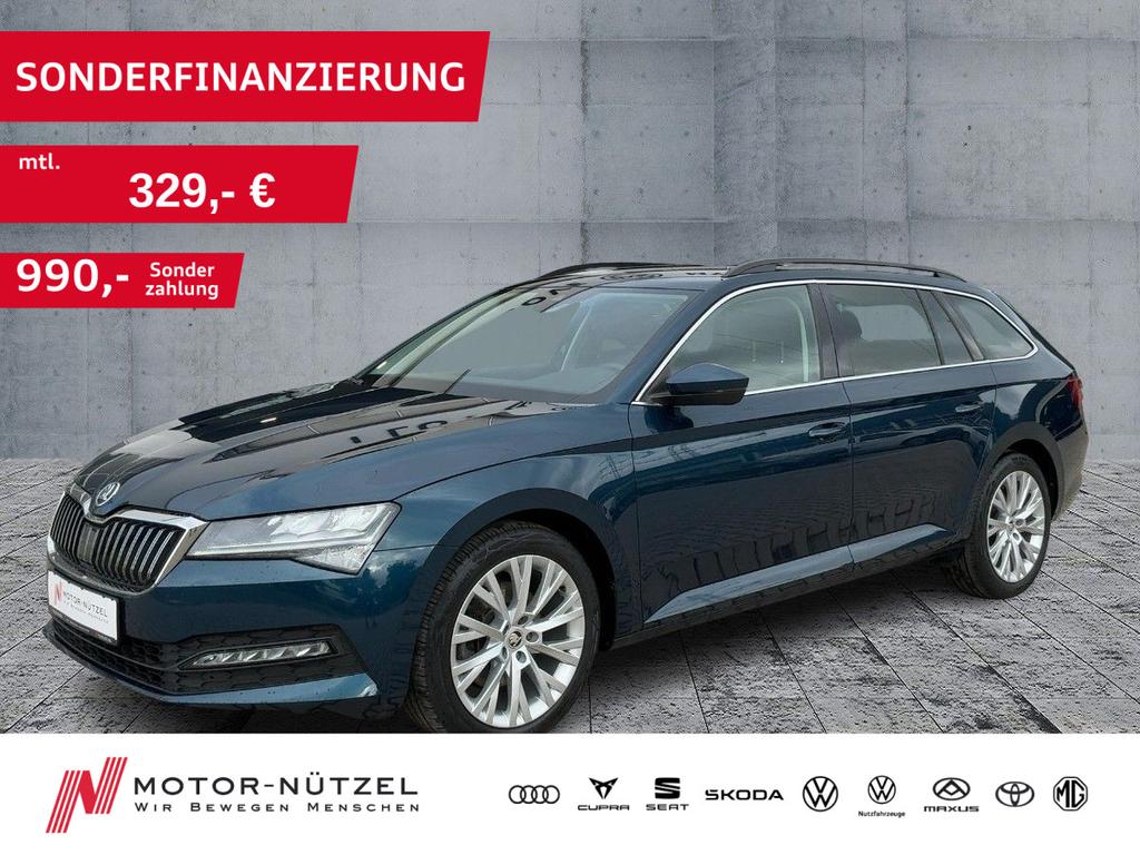 Skoda Superb 2023 г. Синий, пробег 51723 км