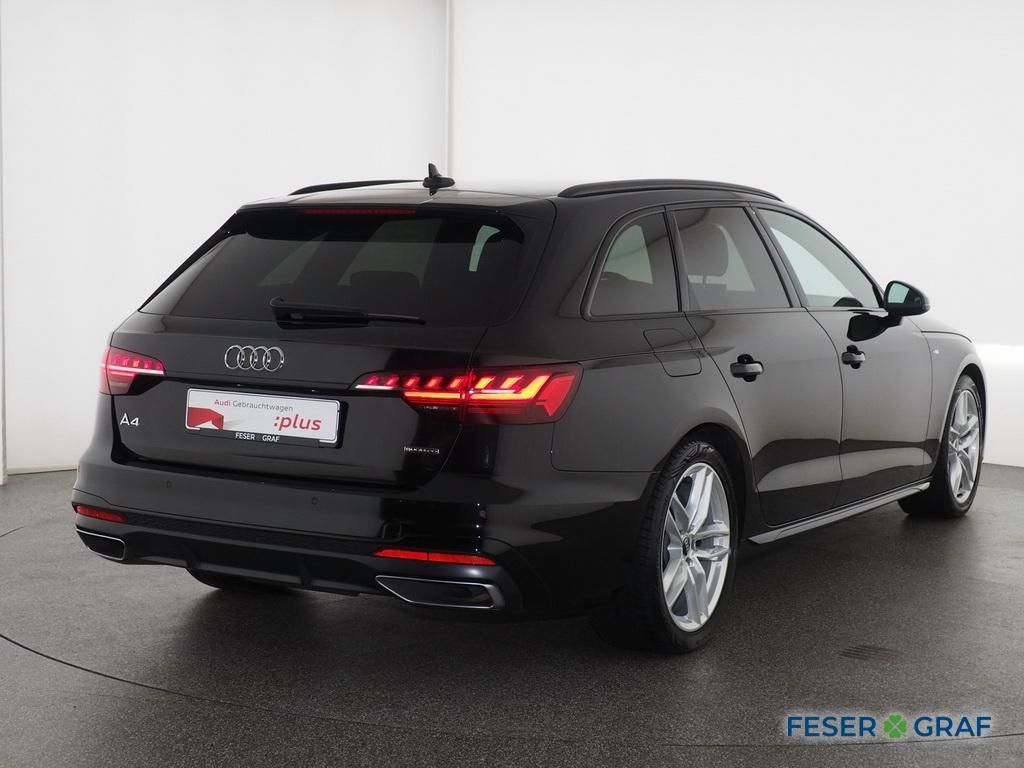 Audi A4 2024 г. Чёрный, пробег 44992 км