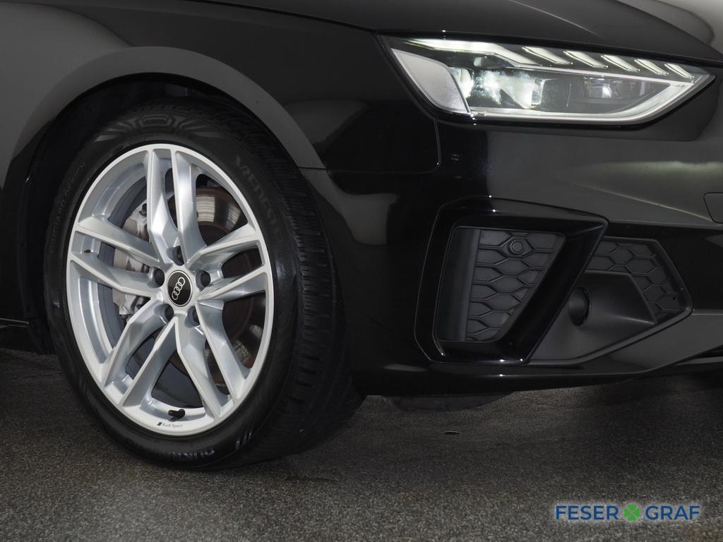 Audi A4 2024 г. Чёрный, пробег 44992 км