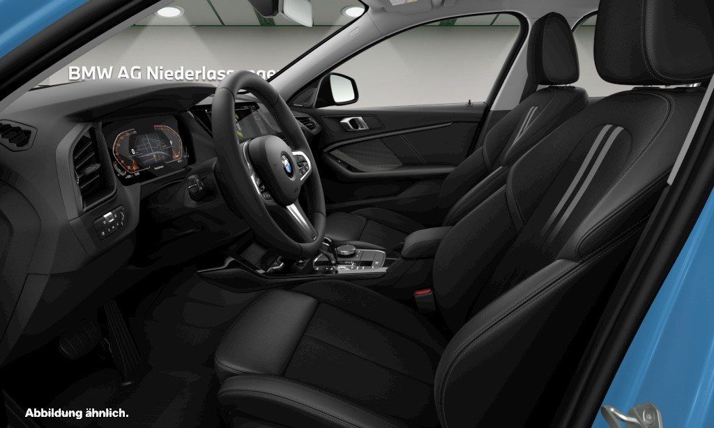BMW 120 2023 г. Синий, пробег 53798 км
