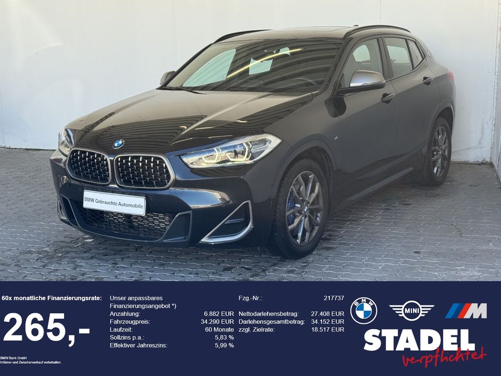 BMW X2 2023 г. Чёрный, пробег 49820 км