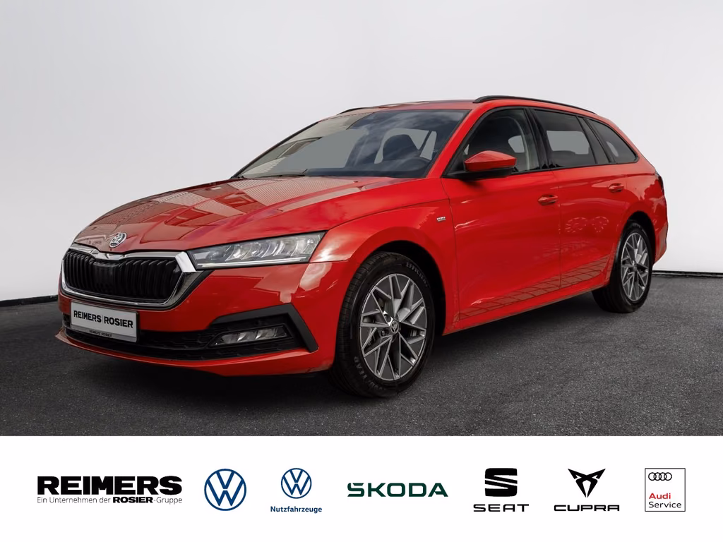 Skoda Octavia 2023 г. Красный, пробег 46000 км