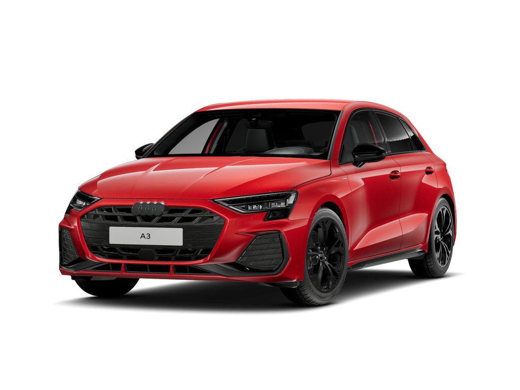 Audi A3 2024 г. Красный, пробег 19425 км