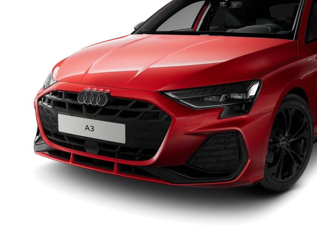 Audi A3 2024 г. Красный, пробег 19425 км