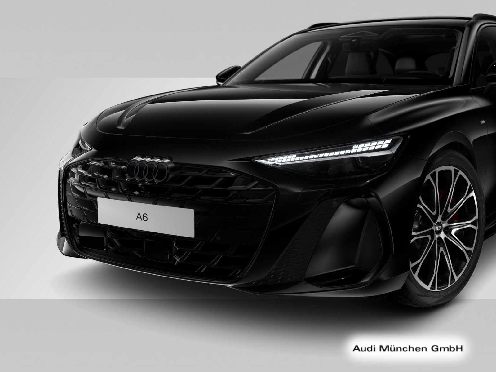 Audi A6 2026 г. Чёрный, пробег 23226 км