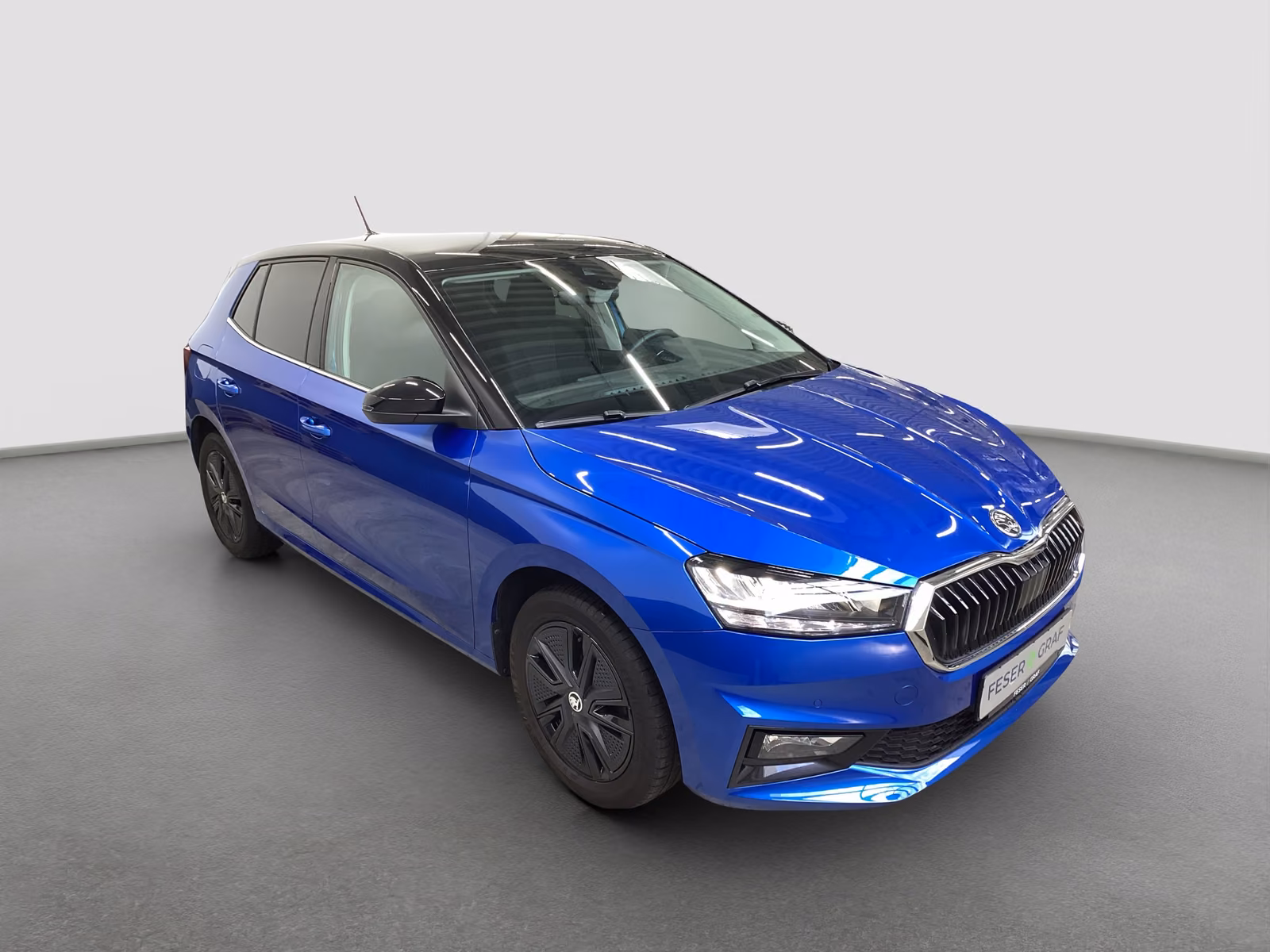Skoda Fabia 2022 г. Синий, пробег 42115 км