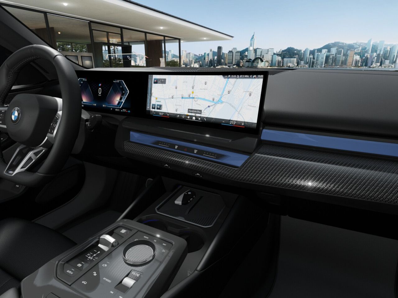 BMW 520 2025 г. Чёрный, пробег 25383 км