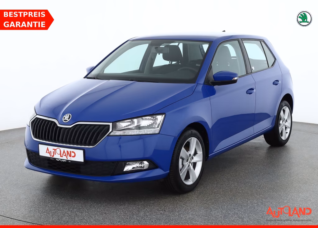Skoda Fabia 2021 г. Синий, пробег 57064 км