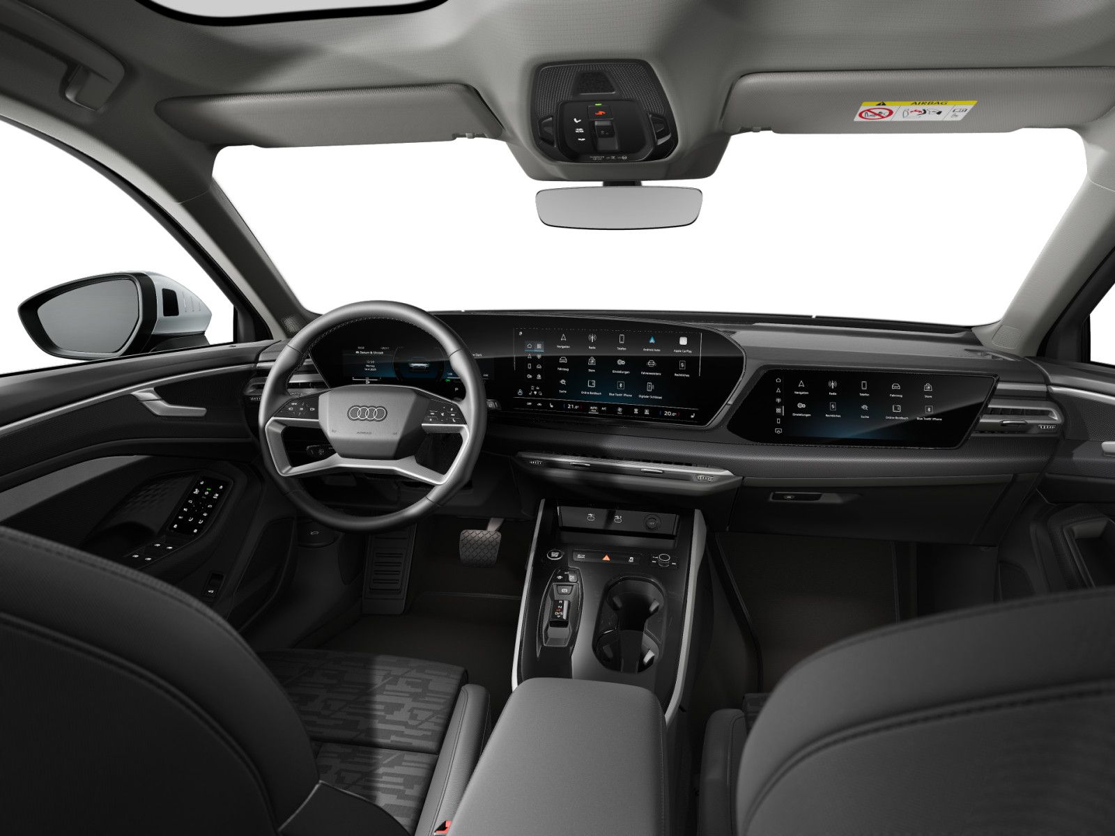 Audi A6 2025 г. Белый, пробег 26473 км