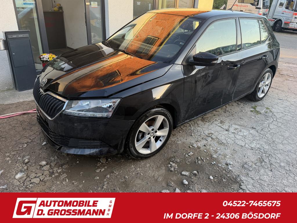 Skoda Fabia 2021 г. Чёрный, пробег 46400 км