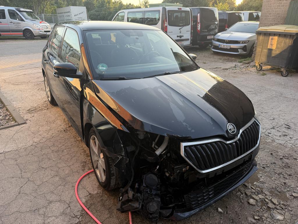 Skoda Fabia 2021 г. Чёрный, пробег 46400 км