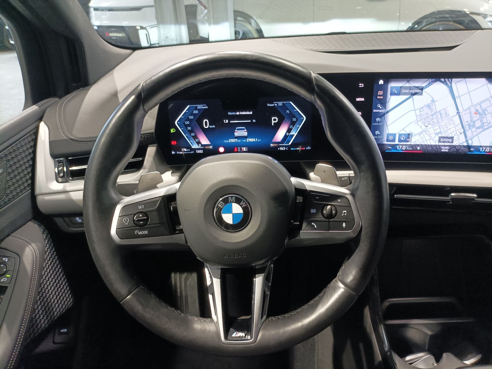 BMW 220 ACTIVE TOURER 2022 г. Белый, пробег 27076 км