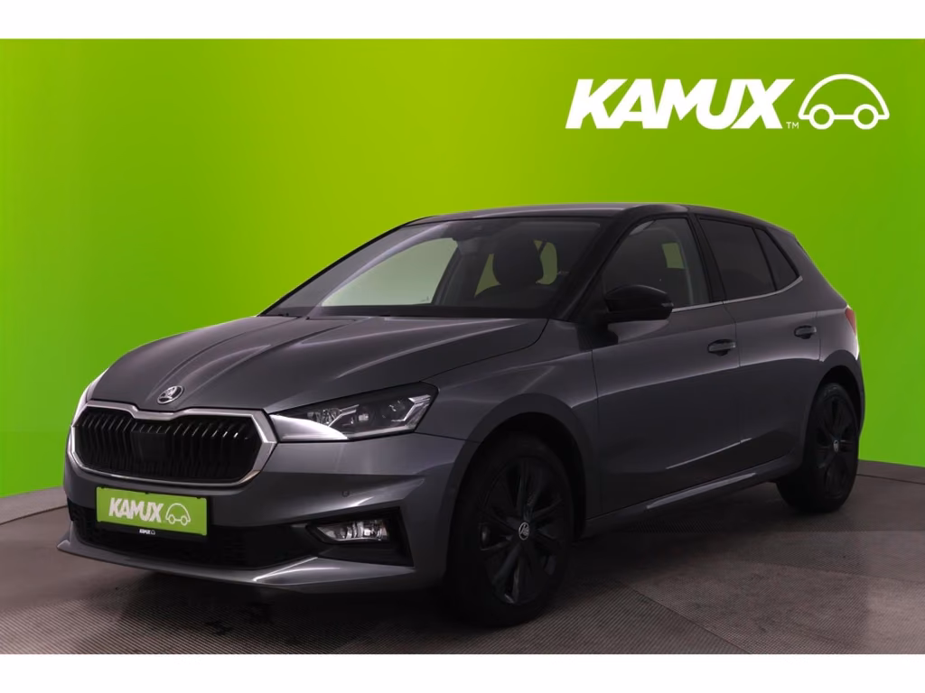 Skoda Fabia 2023 г. Чёрный, пробег 41958 км