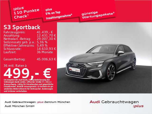 Audi S3 2024 г. Серый, пробег 27707 км