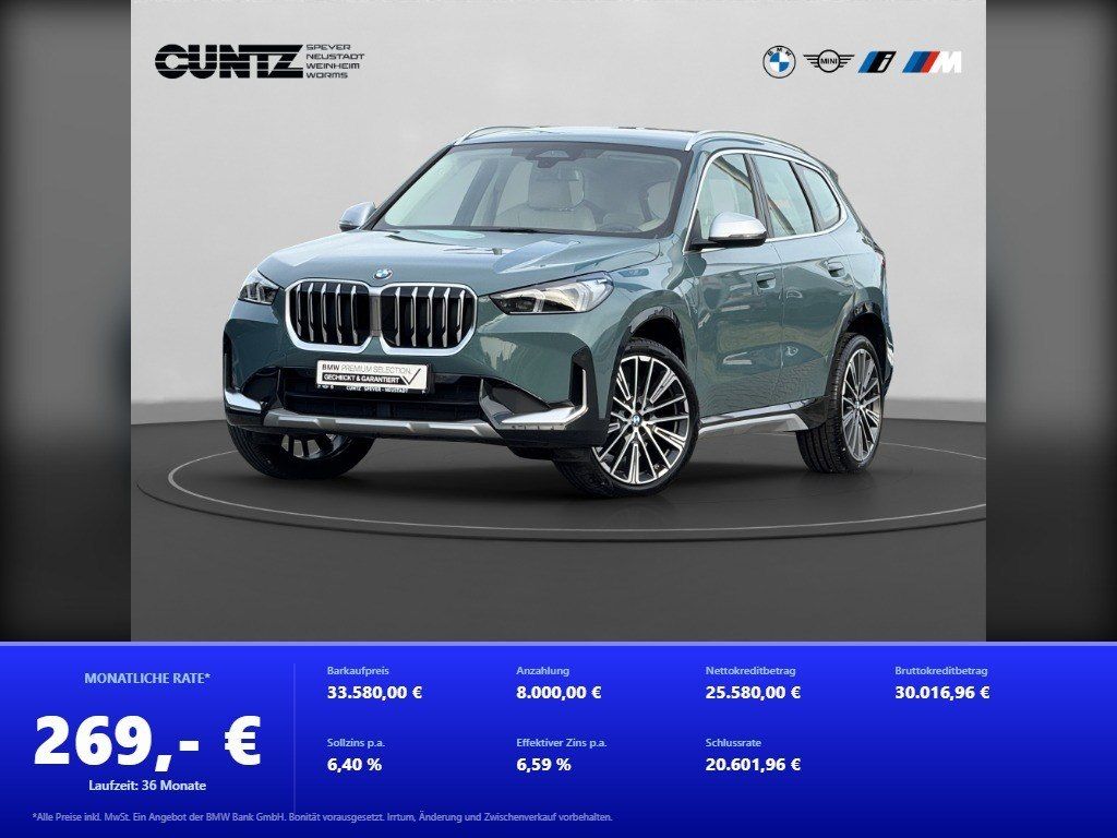 BMW X1 2023 г. Зелёный, пробег 28297 км