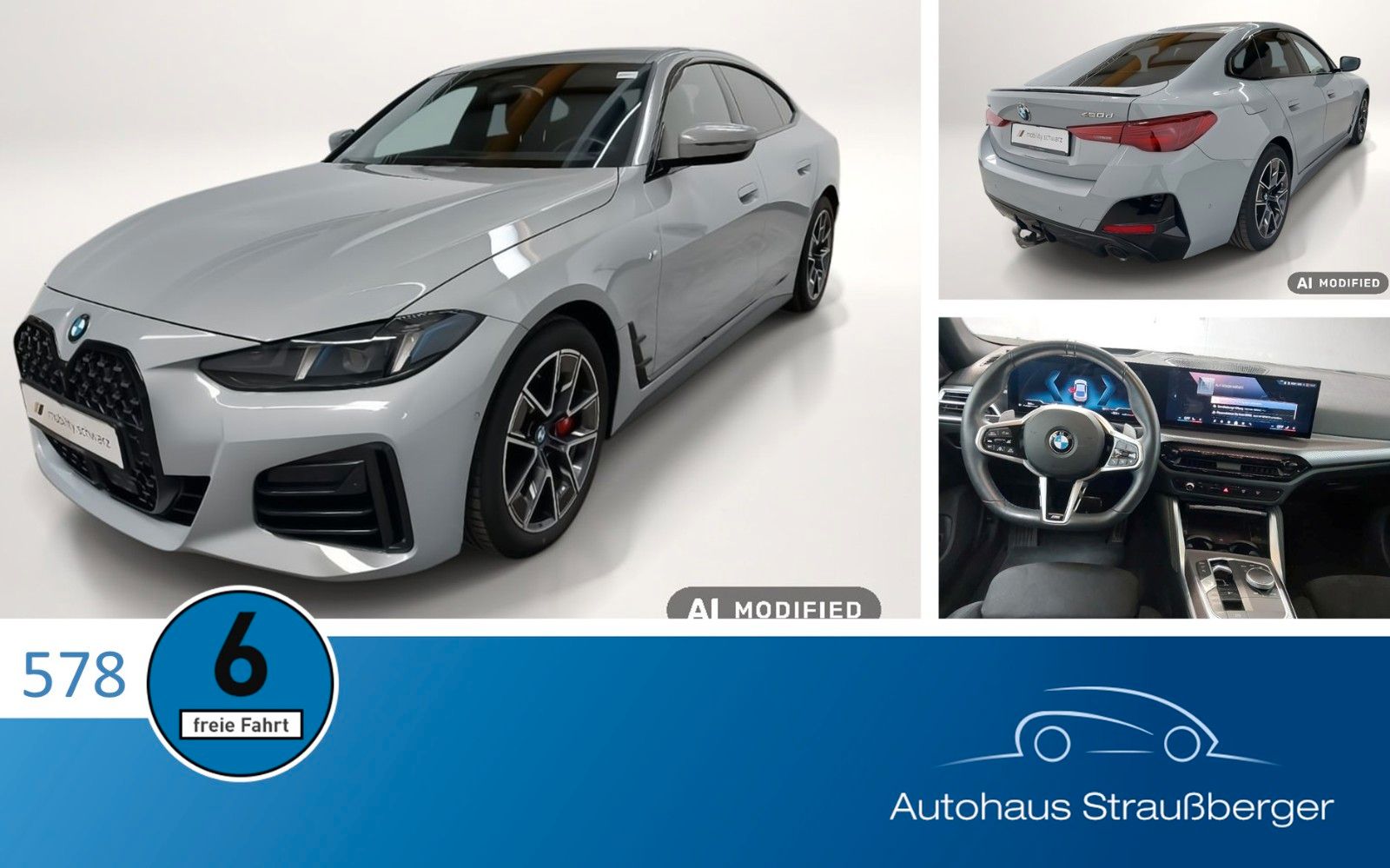 BMW 420 GRAN COUPÉ 2025 г. Серый, пробег 41600 км