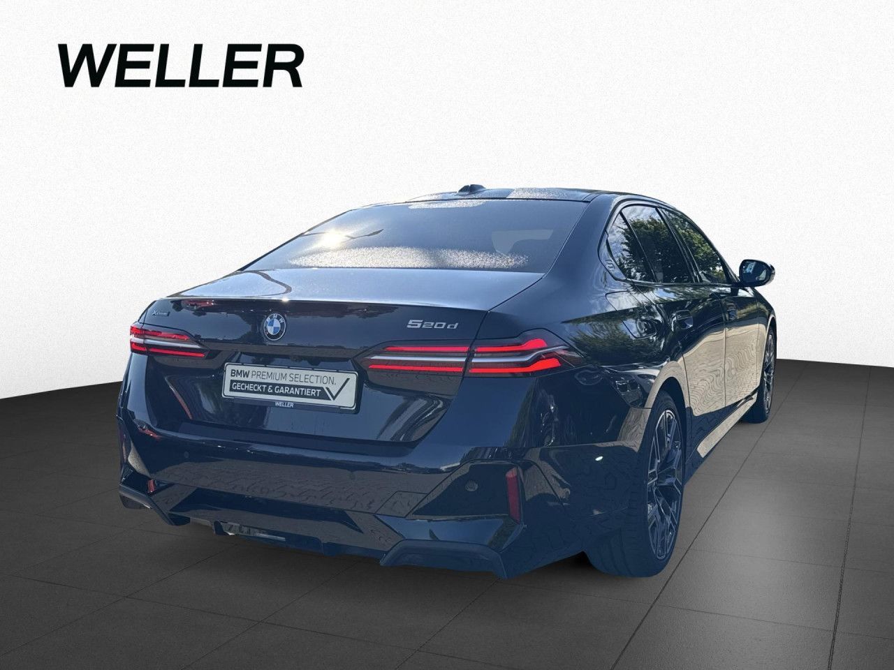 BMW 520 2025 г. Чёрный, пробег 25742 км