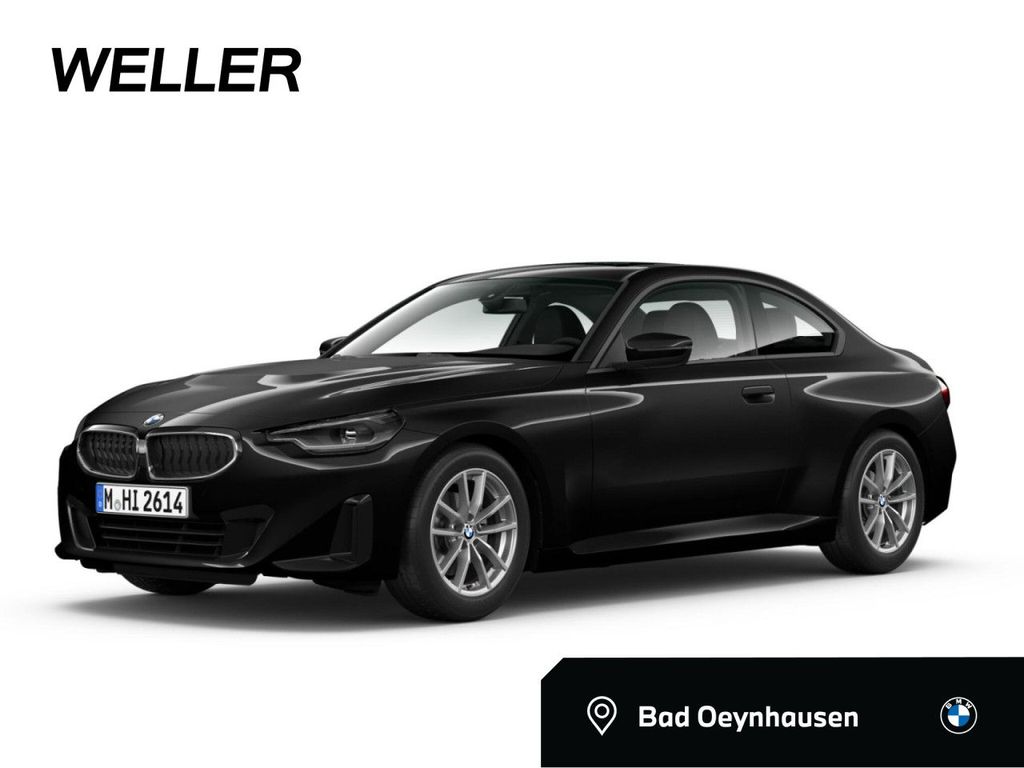 BMW 220 2022 г. Чёрный, пробег 49989 км