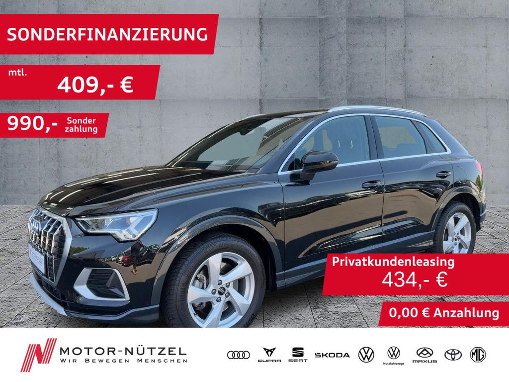 Audi Q3 2022 г. Чёрный, пробег 39996 км