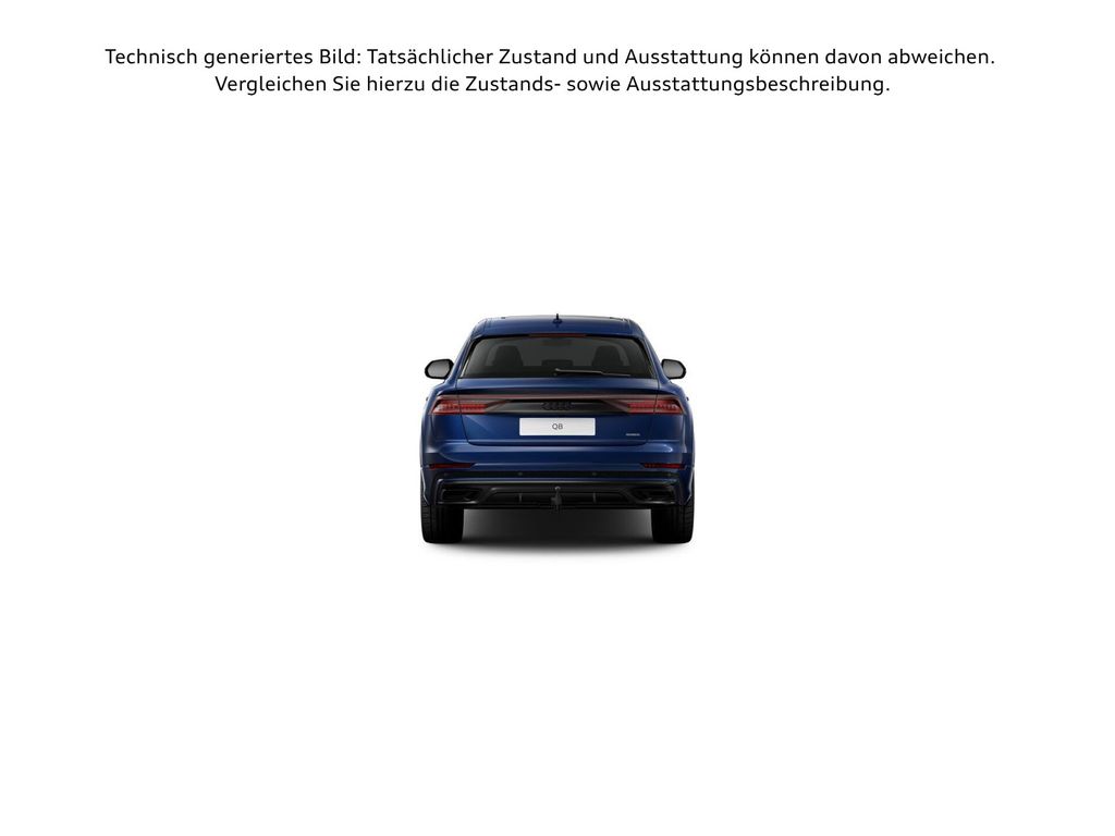 Audi Q8 2023 г. Синий, пробег 14301 км