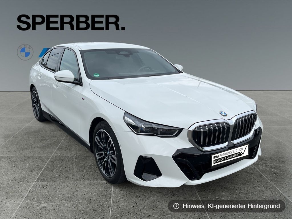 BMW 520 2024 г. Белый, пробег 48441 км