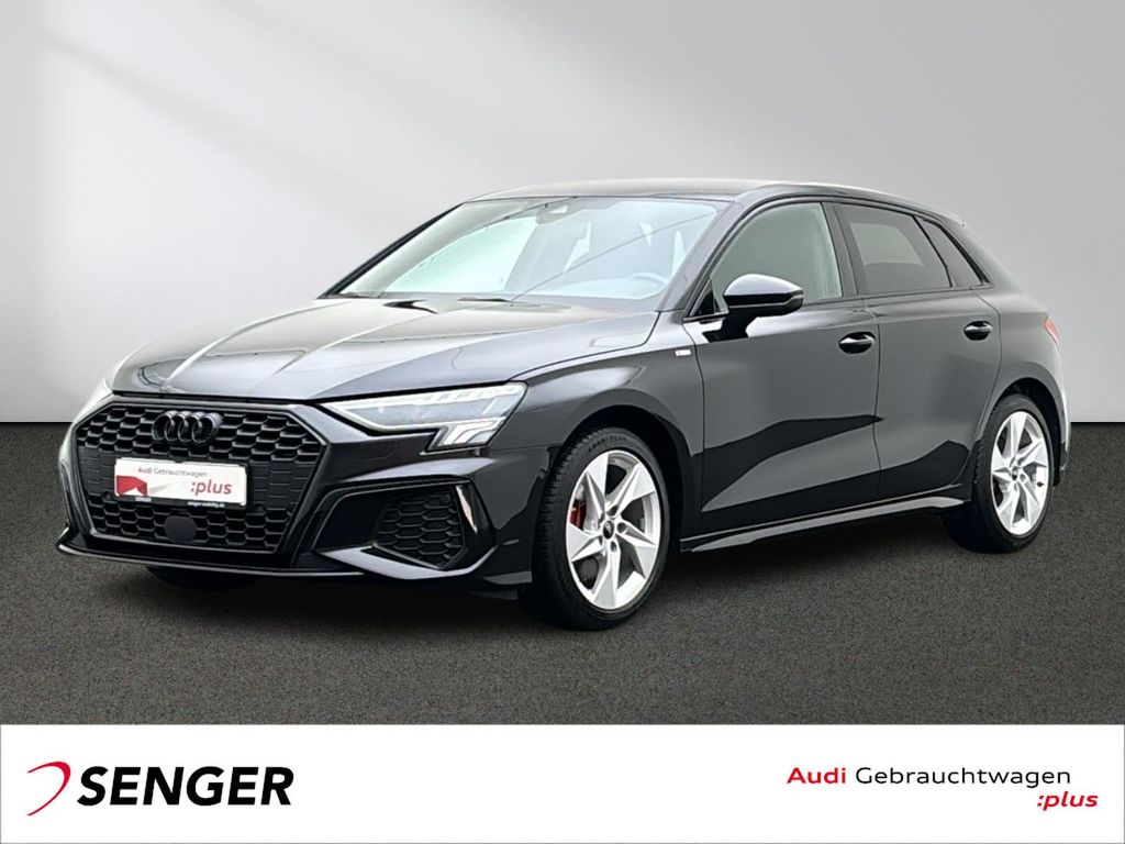 Audi A3 2023 г. Чёрный, пробег 54211 км