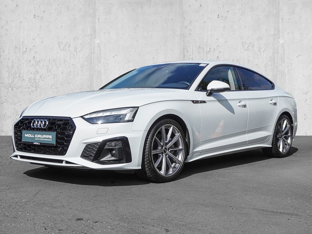 Audi A5 2022 г. Белый, пробег 38732 км