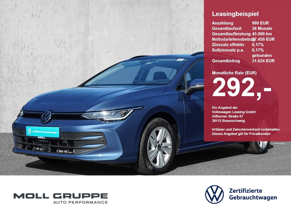 Volkswagen Golf 2025 г. Синий, пробег 15210 км