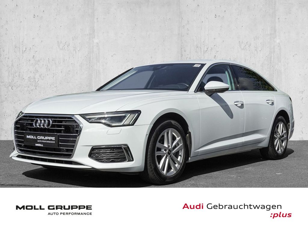 Audi A6 2023 г. Белый, пробег 56856 км