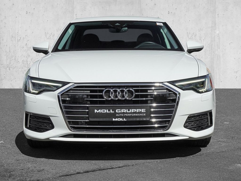 Audi A6 2023 г. Белый, пробег 56856 км