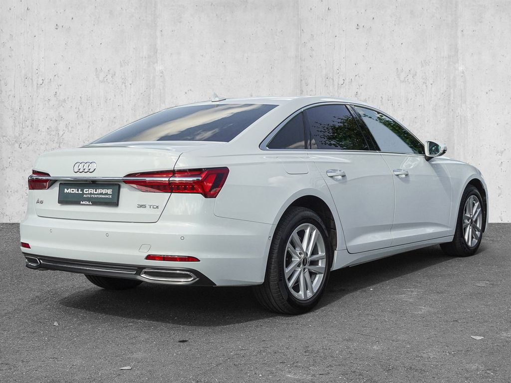 Audi A6 2023 г. Белый, пробег 56856 км