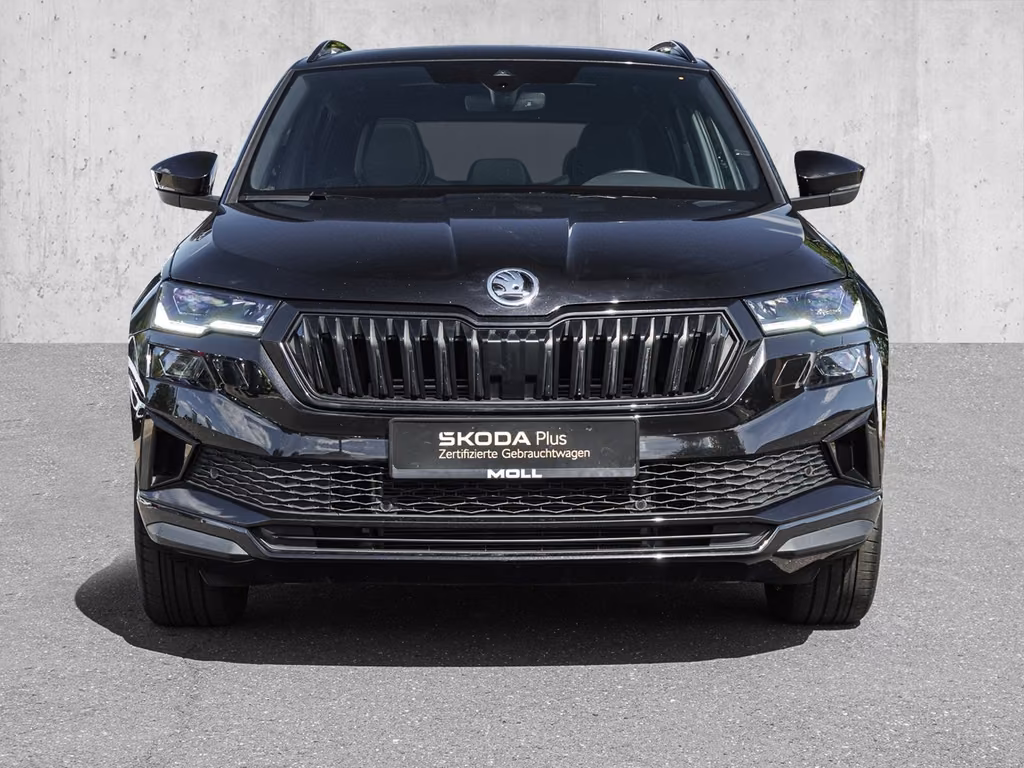 Skoda Karoq 2023 г. Чёрный, пробег 53721 км
