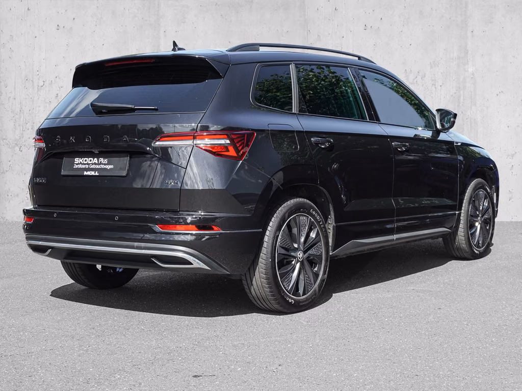 Skoda Karoq 2023 г. Чёрный, пробег 53721 км