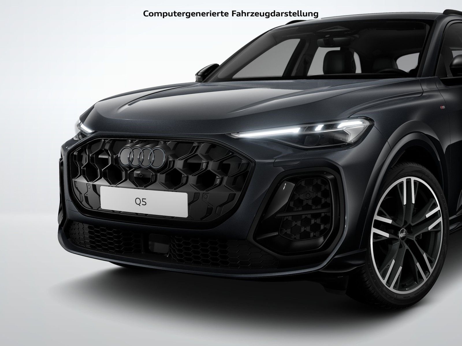 Audi Q5 2025 г. Чёрный, пробег 55550 км