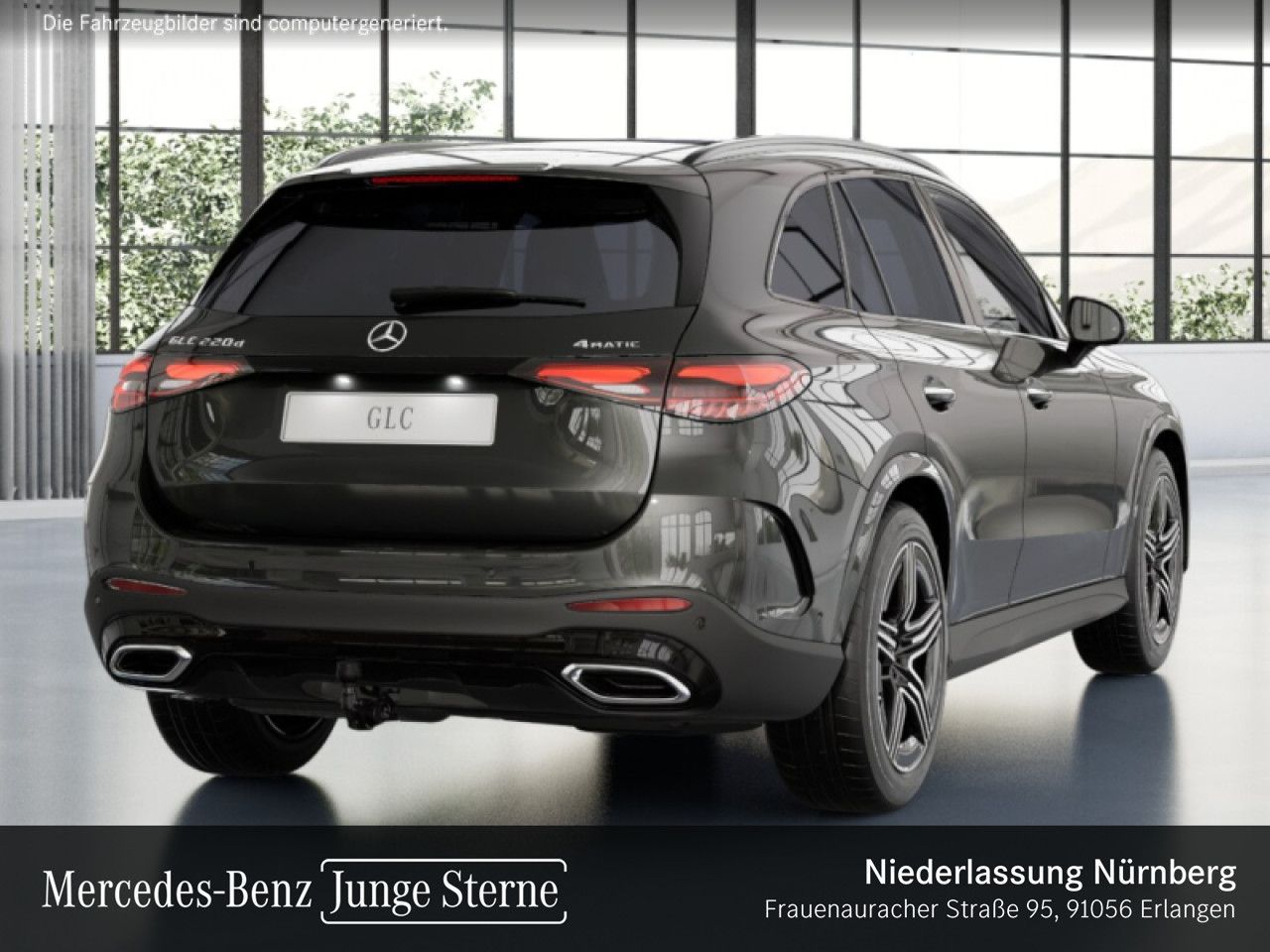 Mercedes-Benz GLC 220 2023 г. Серый, пробег 46530 км
