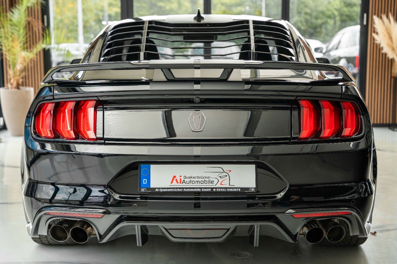 Ford Mustang 2021 г. Чёрный, пробег 55329 км