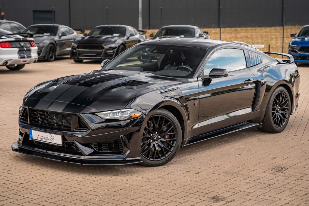Ford Mustang 2021 г. Чёрный, пробег 55329 км
