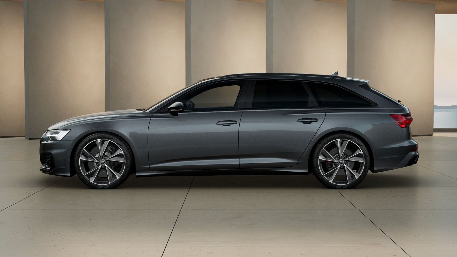 Audi S6 2025 г. Серый, пробег 14586 км