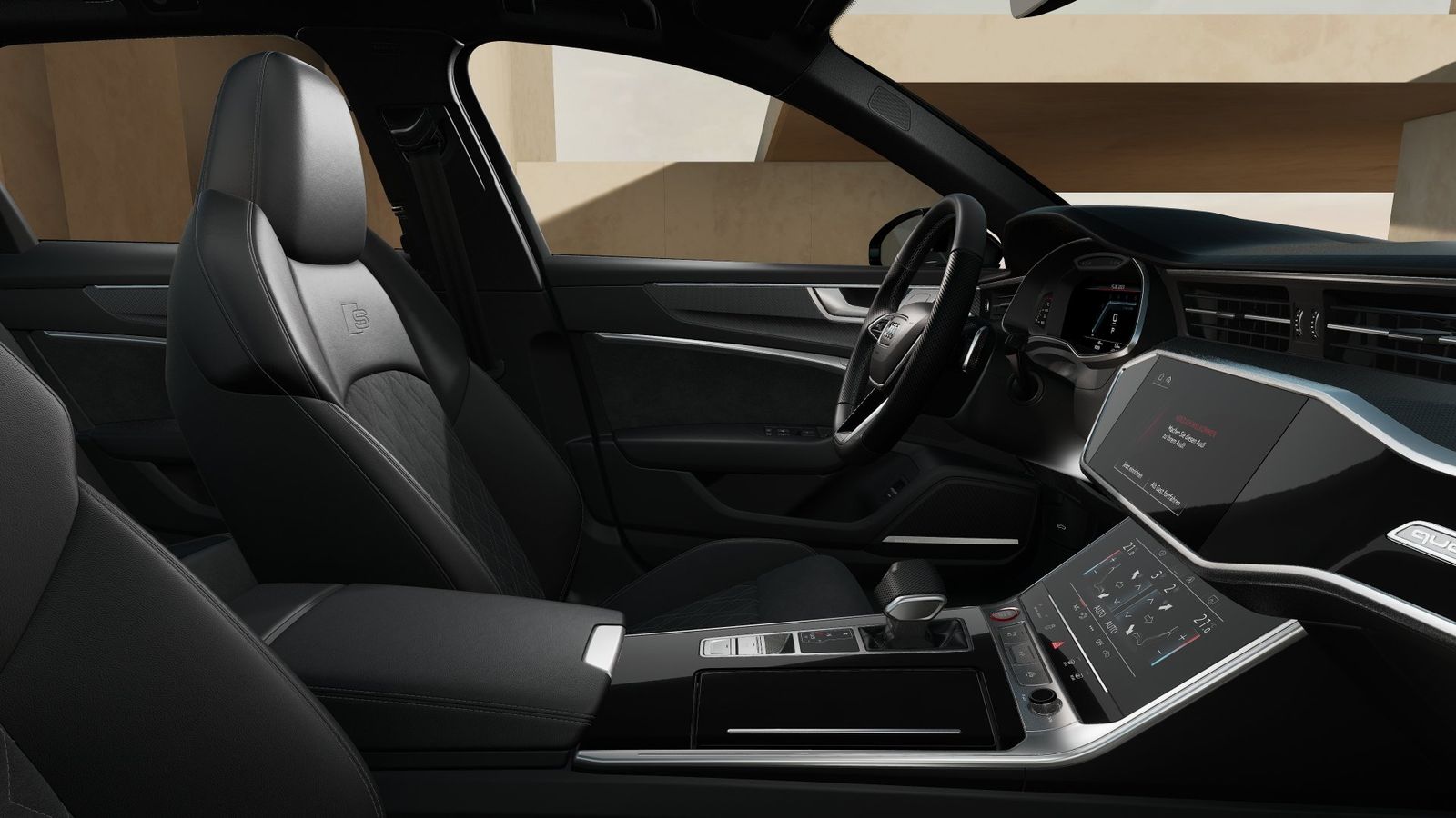 Audi S6 2025 г. Серый, пробег 14586 км