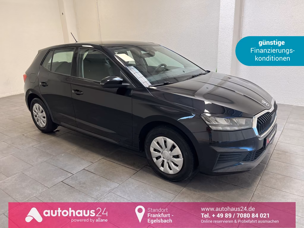 Skoda Fabia 2022 г. Чёрный, пробег 39456 км