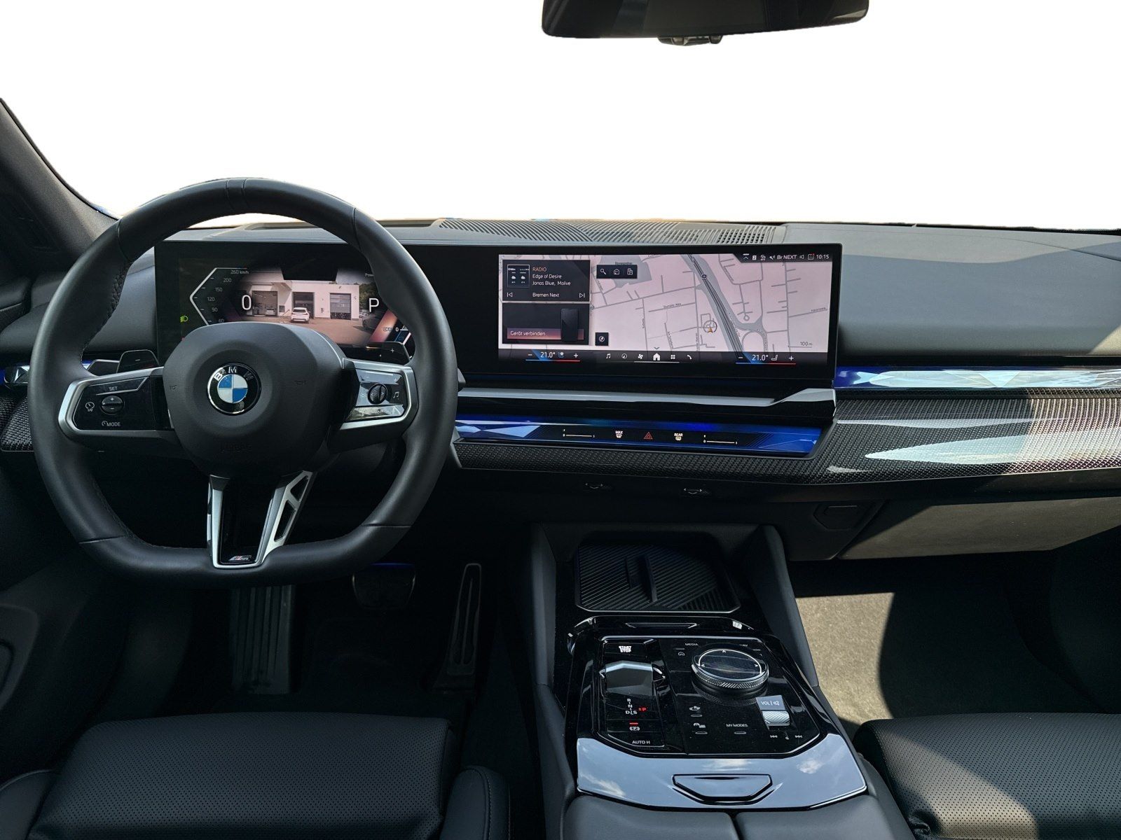 BMW 520 2025 г. Чёрный, пробег 23316 км